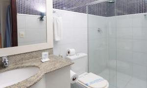 Koupelna v ubytování Hotel Pousada Azzurra