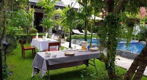 Πισίνα στο ή κοντά στο Krissna Villa Siem Reap