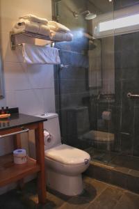 Koupelna v ubytování Hotel Casa Zapallar