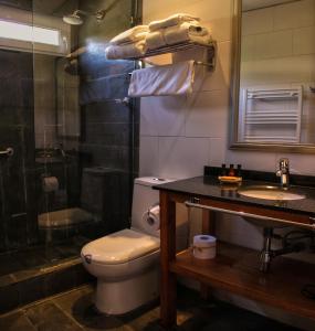 Koupelna v ubytování Hotel Casa Zapallar