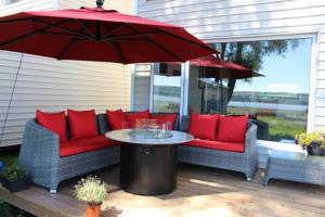 Posezení v ubytování Waterfront view - Phenicia House