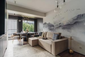 Χώρος καθιστικού στο Landscape Cyrhla - LoftAffair Spa Collection