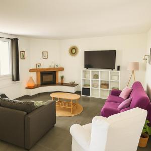 Μια τηλεόραση ή/και κέντρο ψυχαγωγίας στο Havre de paix 120 m2 +20 φωτογραφίες