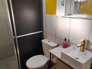 Koupelna v ubytování ADM chalé Chiaradia + 32 fotografií