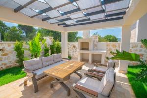 Χώρος καθιστικού στο Villa The Bay