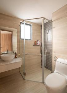 Koupelna v ubytování Serenity Soho Residence & Hotel - Center D1 - Ho Chi Minh City