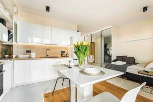 Η κουζίνα ή μικρή κουζίνα στο Apartament Plac Litewski 21 +4 φωτογραφίες
