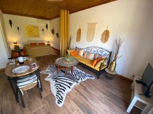Χώρος καθιστικού στο Quinta Oriana Bella suite