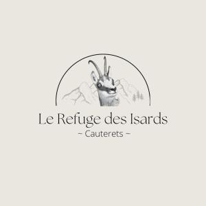 un disegno di un lama con il testo la refuge des lantas graduates di Le Refuge des Isards - Chalet familial a Cauterets