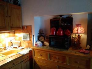 Η κουζίνα ή μικρή κουζίνα στο "Chalet TOURELLE "THORENC +22 φωτογραφίες