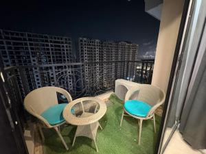 Χώρος καθιστικού στο Omaxe new hazratganj