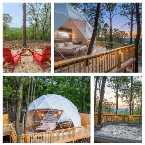 Fotografie z fotogalerie ubytování Luxe Dome w Hot Tub King Bed Full Bath & FirePit v destinaci Augusta