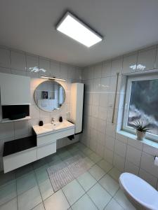 Koupelna v ubytování Rückzugsort im Sauerland