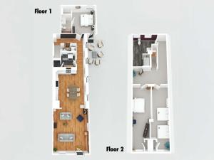 a rendering of a floor plan of a condo at 3 Bedroom Condo - Close to Stadiums & Downtown in Covington