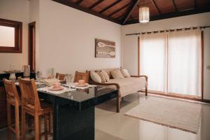 Χώρος καθιστικού στο Apartamento Novo ao lado da Rua Mucugê com Ar, Wi-Fi, Estacionamento