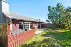 Bygningen som feriehuset ligger i