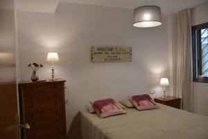 Posteľ alebo postele v izbe v ubytovaní Apartamento Flavia I Espalter