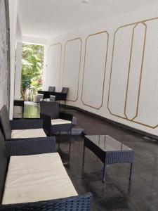 Χώρος καθιστικού στο Hotel Ventanas Al Paraiso