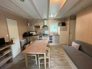 Η κουζίνα ή μικρή κουζίνα στο Chalet confortable avec Terrasse - 6 personnes - API-1-52-477