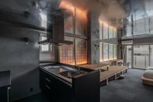a kitchen with a sink and a counter top at MN Building - Vacation STAY 11196 in Nagoya