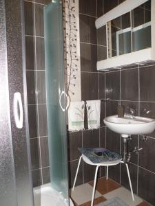 Koupelna v ubytování Apartment Akaju