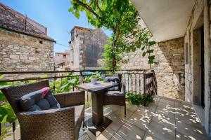 Balkón nebo terasa v ubytování Apartments Villa Anka