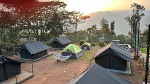 Landskap semula jadi dekat dengan perkhemahan ini