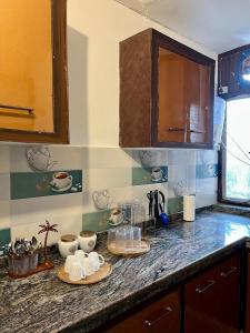 Dapur atau dapur kecil di Kashiva Calm in City Center