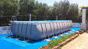 Bazén v ubytování LA PILA masseria salentina con piscina 3 camere con 6 PL si animali domestici nebo v jeho okolí