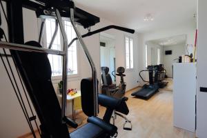 Fitness centrum a/nebo fitness zařízení v ubytování Rechigi Park Hotel