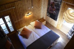 Postel nebo postele na pokoji v ubytování Studios du Valsorey