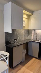 Η κουζίνα ή μικρή κουζίνα στο Renovated & cozy apartment