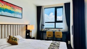 The Sapphire Residenceにあるベッド