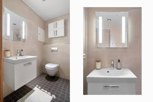 Et badeværelse på Northstay - Tromsø City Suite