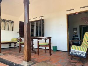 Istumisnurk majutusasutuses Villa Araliya