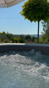 a pool of water with a tree in it at Kuća Tajna Banja Vrujci in Mionica