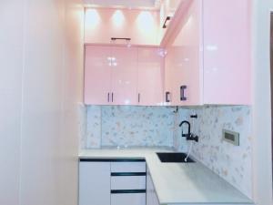 Dapur atau dapur kecil di Luxury Studio Apartment in Noida