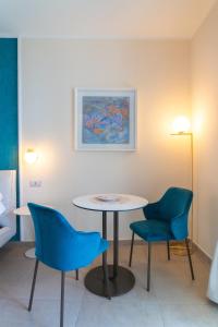 Χώρος καθιστικού στο Alleria - Sea View Studio