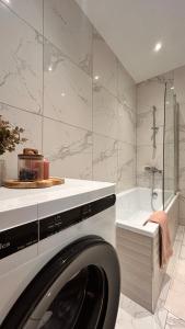 Koupelna v ubytování Apartament Słoneczny 25