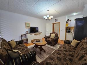 a living room with couches and a table at Apartman-Apartment-Stan Ilidža in Sarajevo