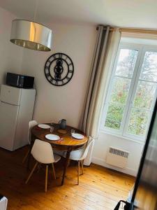 Dapur atau dapur kecil di Logement en pleine nature