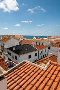a view from the roofs of a city at WOT Ericeira Lodge in Ericeira