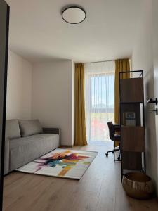 Posezení v ubytování Aurum Apartman Harmónia a komfort v centre Bardejova + 17 fotografií