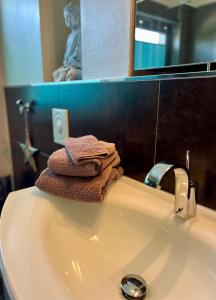 Koupelna v ubytování Ferienwohnung-Brockenblick