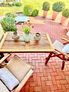 Posezení v ubytování Ferienwohnung-Brockenblick