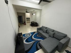 Χώρος καθιστικού στο HSL Homestay Meru