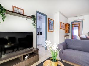 Телевизор и/или развлекательный центр в Parellades Apartment by Hello Homes Sitges