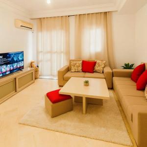 Zona de estar de Joli Appartement Hedi Naouira el Naser