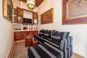 Χώρος καθιστικού στο Riad Dar Amani