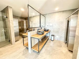 Koupelna v ubytování Apartamentos Salinas del Mar Pozos Colorados - AR Rentals